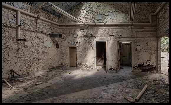 Architecture distressed-St Mary's Hospital, Stannington, Northumberland (dem. 2015)-8