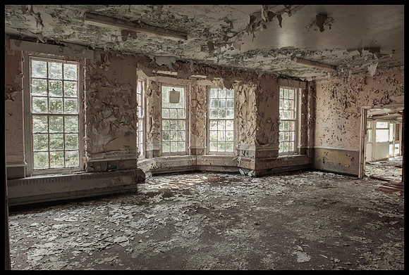 Architecture distressed-St Mary's Hospital, Stannington, Northumberland (dem. 2015) (1)