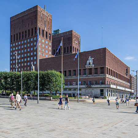 Oslo City Hall (Arnstein Arneberg and Magnus Poulsson, 1931-50)