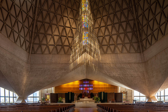Cathedral of St. Mary of the Assumption, San Francisco Pier Luigi Nervi and Pietro Belluschi, 1971)