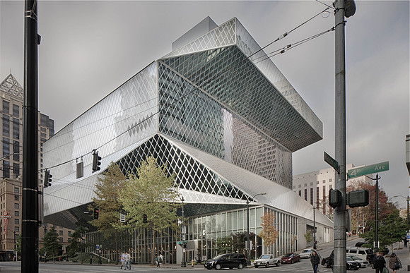 Seattle Central Library (OMA [Rem Koolhaas + Joshua Prince Ramus] and LMN Architects, 2999-2004)