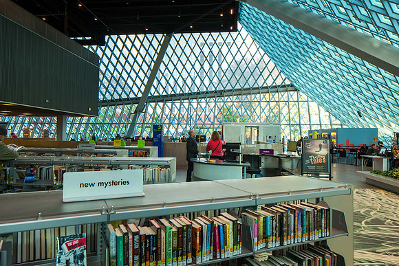 Seattle Central Library (OMA [Rem Koolhaas + Joshua Prince Ramus] and LMN Architects, 2999-2004)