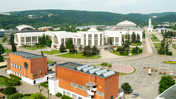 National Exhibition Centre, Brno (Josef Kalous, Emil Králík, Bohuslav Fuchs and others, 1928) (1)