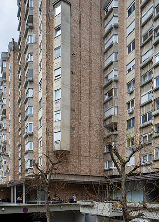 Apartments Ferantov vrt, Rimska and Slovenska streets, Ljubljana (Edvard Ravnikar, 1975) (3)