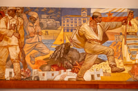 Murals, Slovenian National Assembly (parliament), Republic Square, Ljubljana (Slavko Pengov , 1954-59) (3)