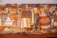 Murals, Slovenian National Assembly (parliament), Republic Square, Ljubljana (Slavko Pengov , 1954-59) (4)