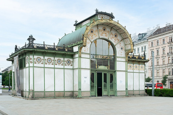 Karlsplatz Stadtbahn Station, Veinna (Otto Wagner, 1899) (1)