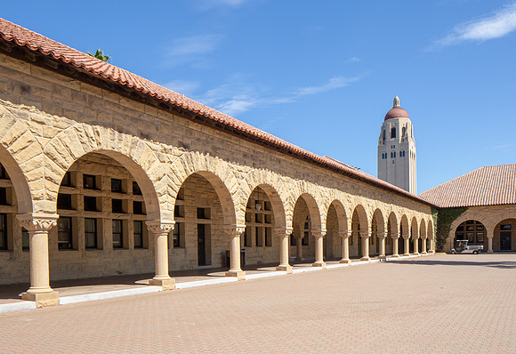 Main quadrangle, Stanford University, California ( Charles A. Coolidge, 1903)