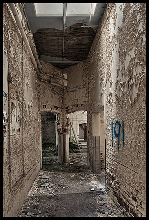 Architecture distressed-St Mary's Hospital, Stannington, Northumberland (dem. 2015)-3