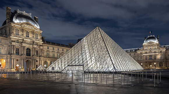 Louvre pyramid-I.M. Pei (1989) (1 of 7)